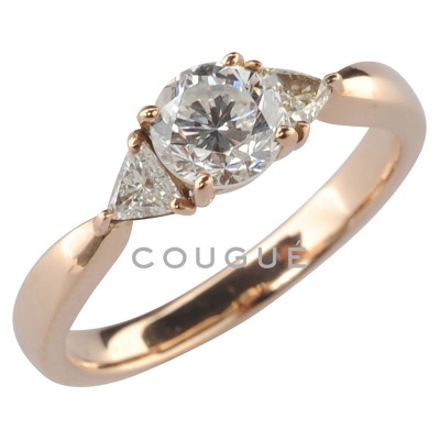 COUGUE(クーゲ) 0.635カラット ダイヤモンドリング ピンクゴールド