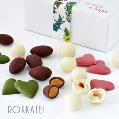六花亭 小箱入りのチョコレート詰め合わせ