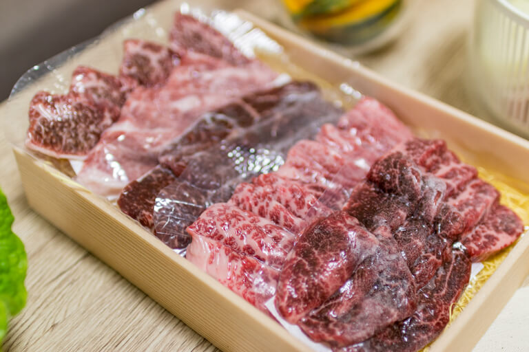 みずとみ精肉店_実食した焼肉_4種類