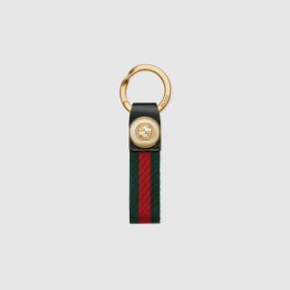GUCCI_グッチ_ナイロン ウェブ キーリング