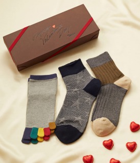 Tabio_バレンタイン限定ギフトセット_商品写真