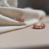 ADORNMONDE(アドーンモンド)_Kingsley Rose Gold Crystal Earcuff Set_デザイン