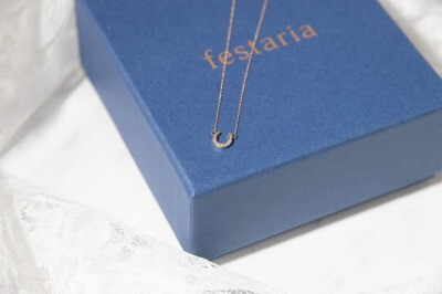 festaria_K10YG ダイヤペンダントネックレス_商品写真2