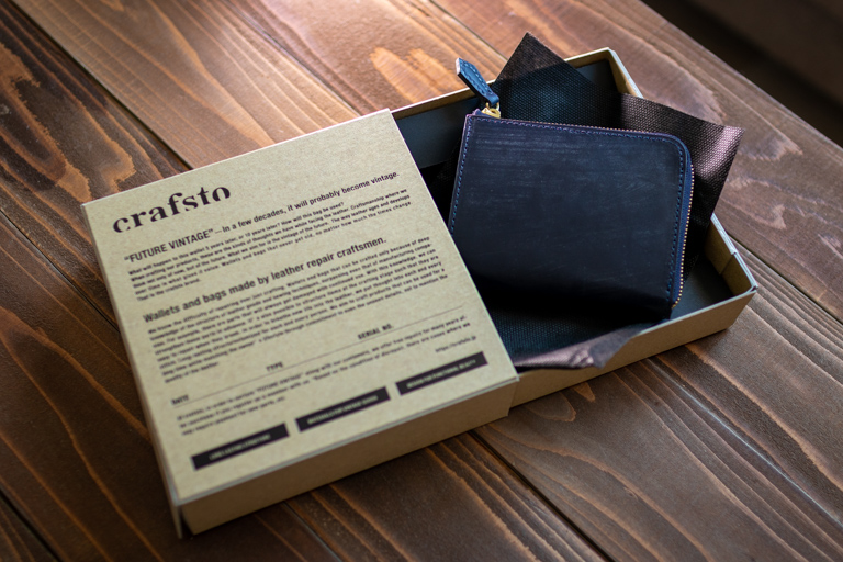 crafsto_BRIDLE LEATHER L字ファスナー財布_ギフトボックス
