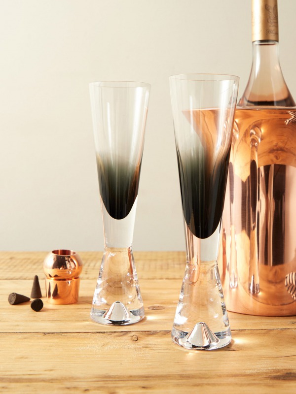TOM DIXON_タンク オンブレ シャンパングラス_商品写真①