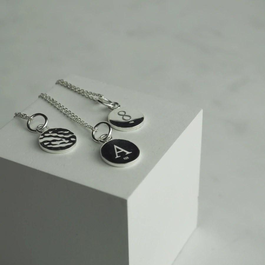 yuzen_SILVER NECKLACE TSUCHIME INITIAL シルバー ネックレス