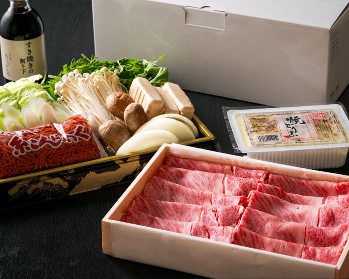 日本料理ひょうたんや極上近江牛サーロインすき焼きセット_商品画像