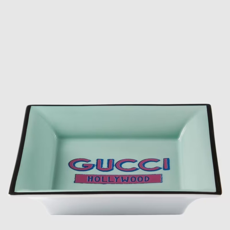 GUCCI_“GUCCI HOLLYWOOD” プリント スクエア コイントレイ_商品写真