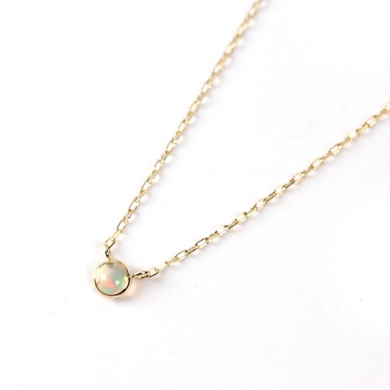 cui-cui_Round Opal Necklace | K10YG_商品画像