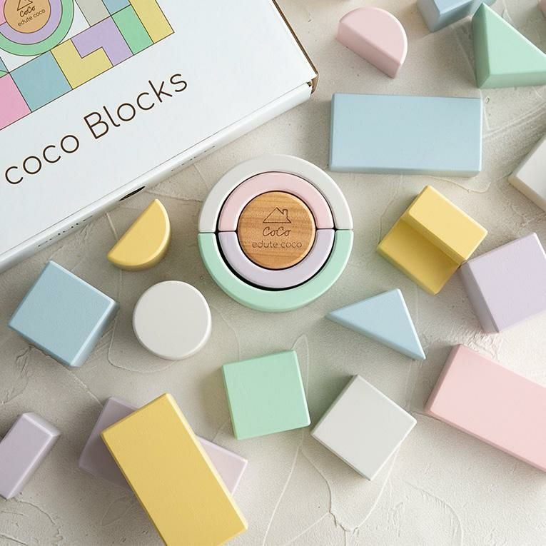 Edute COCO_coco Blocks ココブロックス＜10ヶ月 1歳＞Edute COCO（エデュテココ）_商品画像