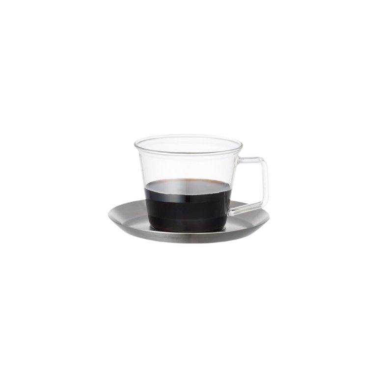 KINTOCAST コーヒーカップ&ソーサー 220ml ステンレス_商品画像