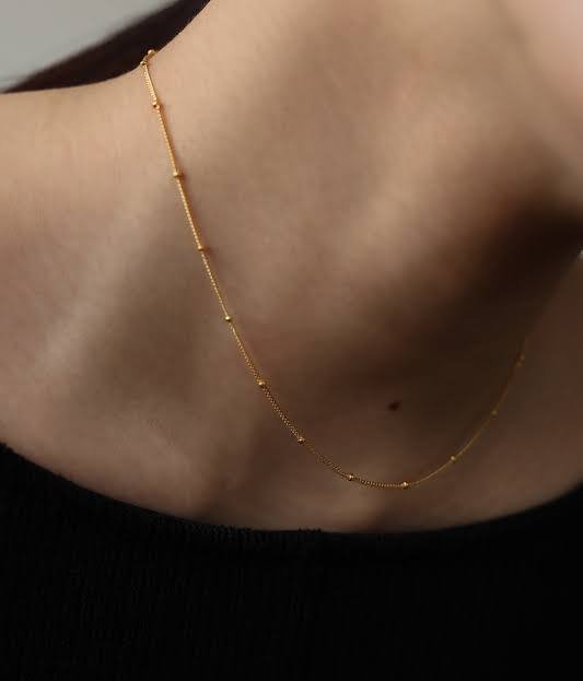 DAUGHTERS JEWELRYDot chain neckalce_商品画像