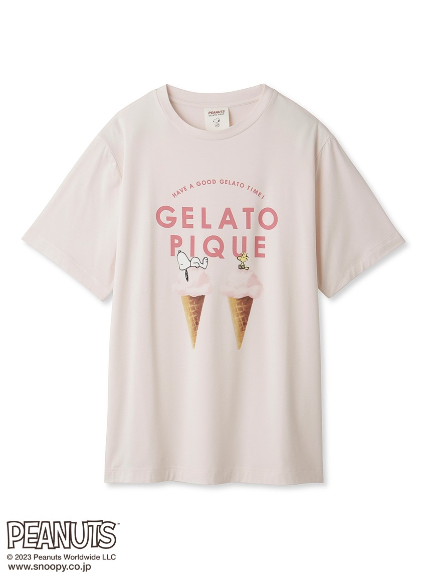 gelato pique_【PEANUTS】ワンポイントTシャツ