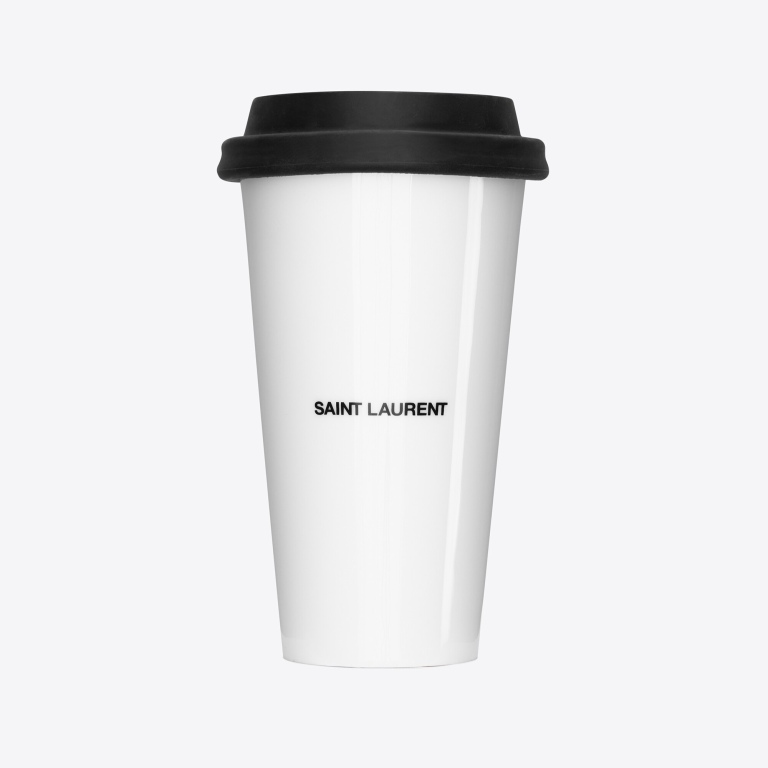 SAINT LAURENT_セラミック コーヒーマグ