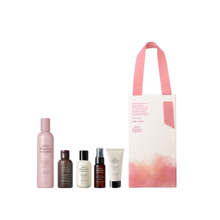 John Masters Organics_【WEB限定】rose trial hair care gift