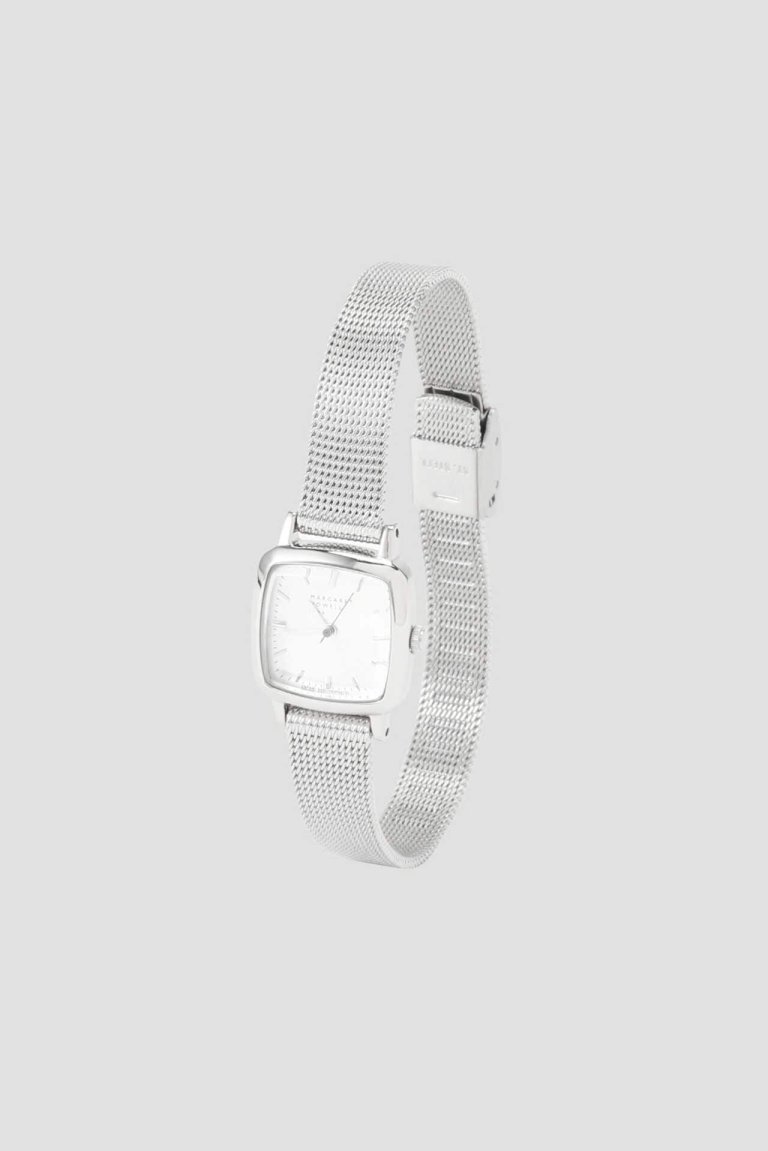 MARGARET HOWELL_MARGARET HOWELL MESH BAND SQUARE WATCH