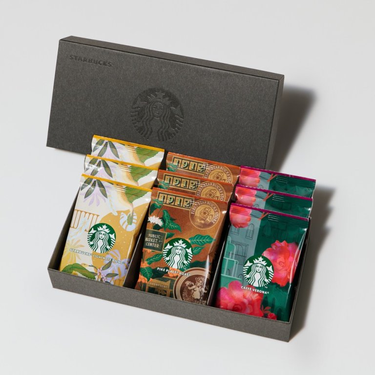 Starbucks Coffee Japan_スターバックス オリガミ® アソートセット 9袋入り（ボックス黒）