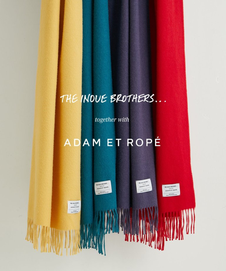 ADAM ET ROPE'_【THE INOUE BROTHERS together with ADAM ET ROPE'】大判ストール 