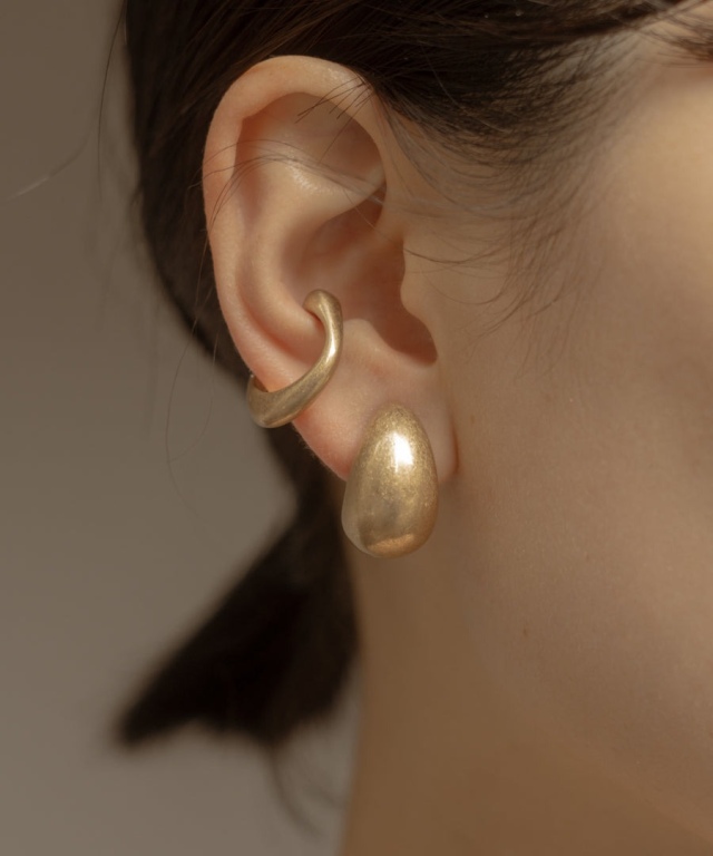 novice_Mini Pendulum Ear Cuff & Volume Earring