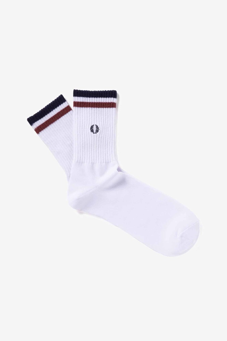 FRED PERRY_Tipped Short Socks
